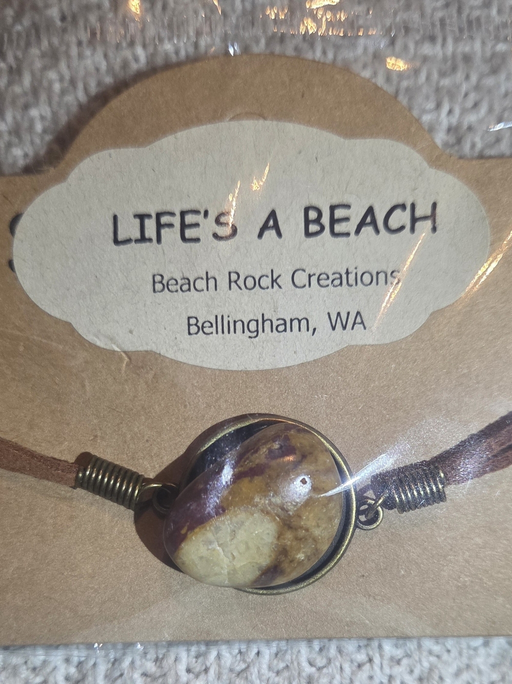 Beach Rock Creations Ferruginous Quartz Bracelet/Anklet